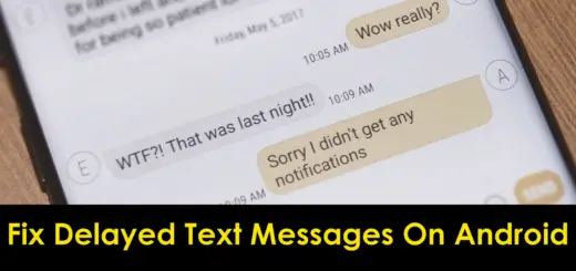 How to fix delayed texts messages on your mobile phone.