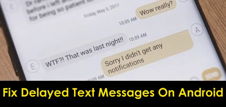How to fix delayed texts messages on your mobile phone.