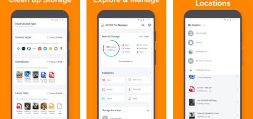 Saving pictures from an Android Phone to a Memory Card using ASTRO File Manager