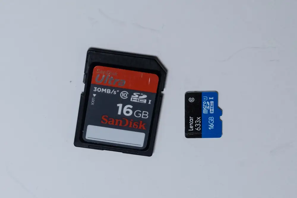 SD Cards vs. Micro SD cards