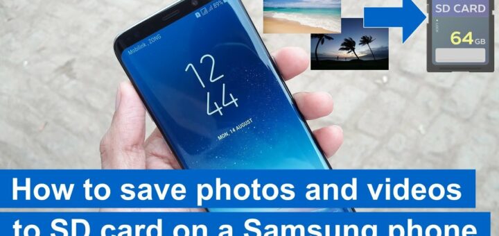 Saving Pictures from a Samsung Android Smartphone to an SD Card