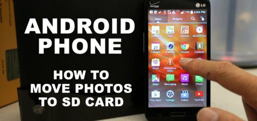 Saving Pictures from an LG Android Smartphone to an SD Card