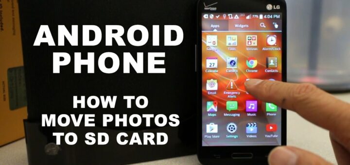 Saving Pictures from an LG Android Smartphone to an SD Card