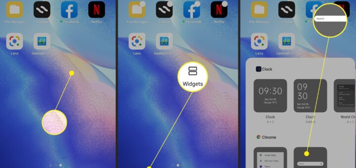 What is a widget on an android?