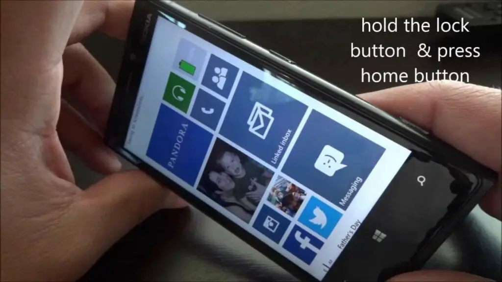 How to take a screenshot on a Windows phone
