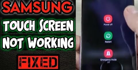How to test the touch screen on a Samsung Android cell phone
