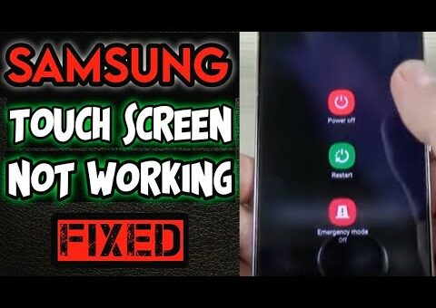 How to test the touch screen on a Samsung Android cell phone