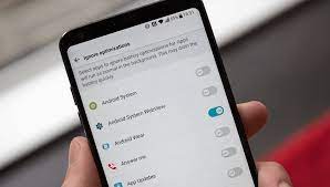 How to view running applications on an Android cell phone