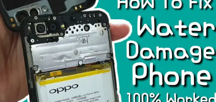 How to fix a water damaged phone