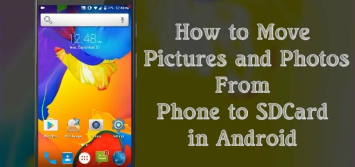 Saving Pictures from a Pantech Android Smartphone to an SD Card