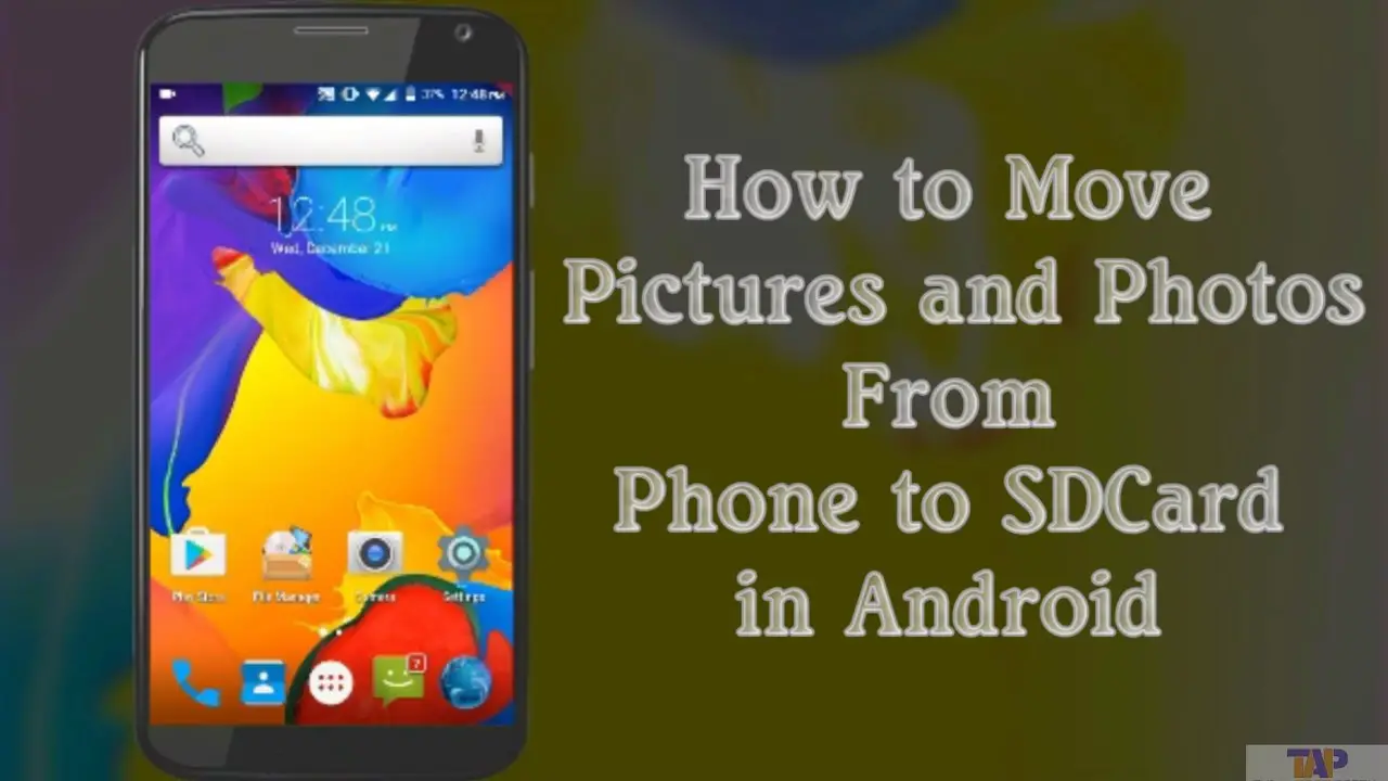 Saving Pictures from a Pantech Android Smartphone to an SD Card