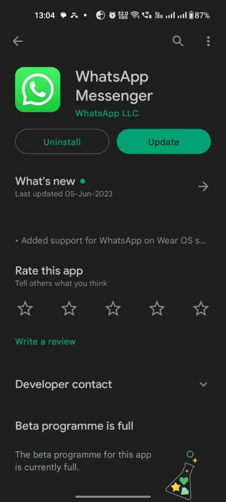 Method 3: Update WhatsApp to Latest Version