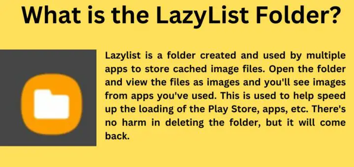 What is LazyList Android Folder