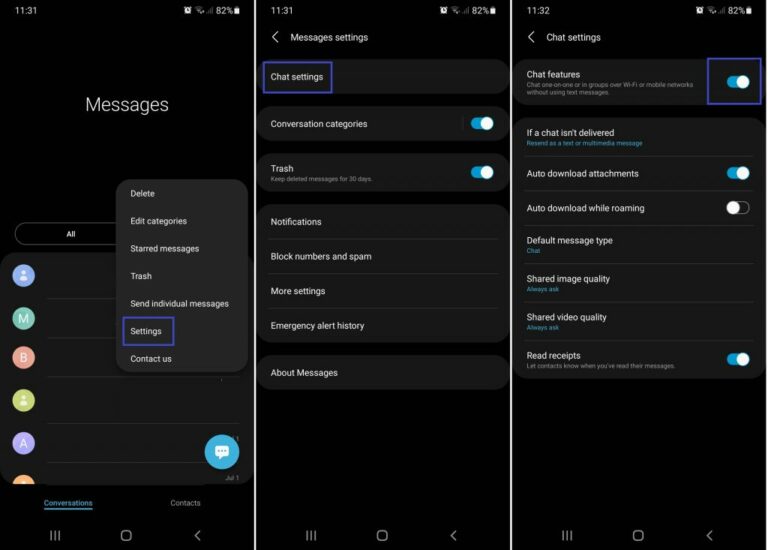 Blue Dot on Android Text: What Does It Mean? - AndroidSRC
