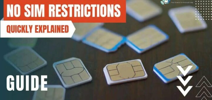 No SIM Restrictions