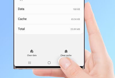 Delete App Data and Cache