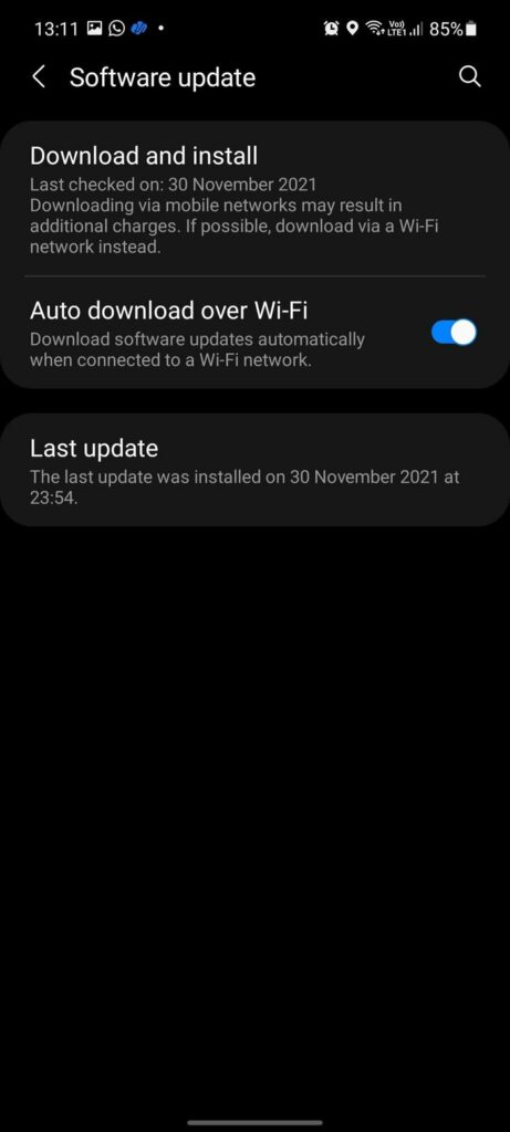 Update Android Security Patch